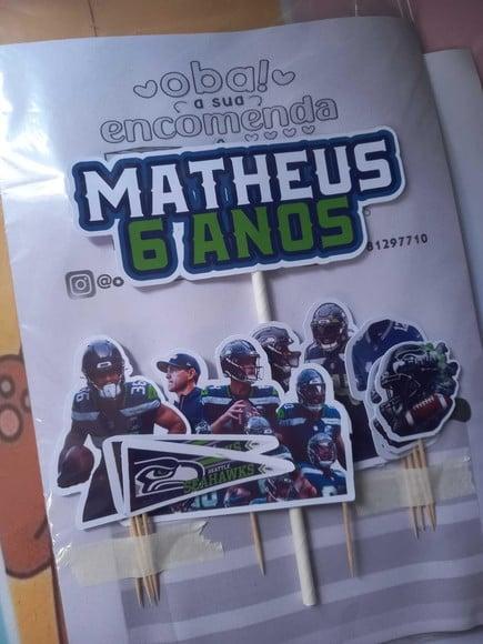 Kit Só Um Bolinho Seattle Seahawks