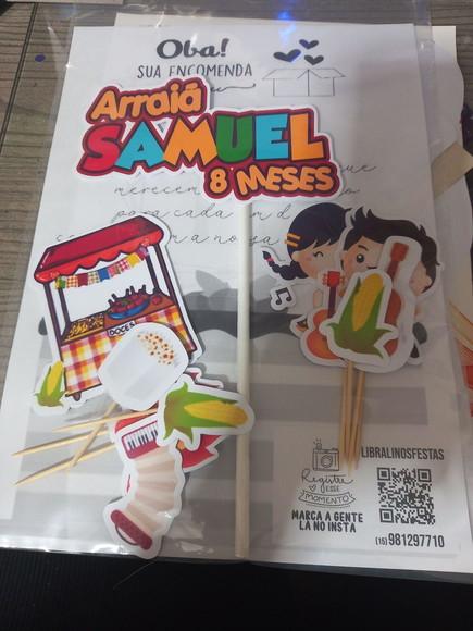 Mini Kit Só Um Bolinho Arraiá Menino
