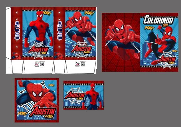 Kit Lembrancinha Homem Aranha
