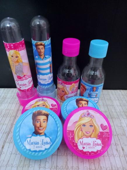 Kit Lembrancinhas Barbie e Ken