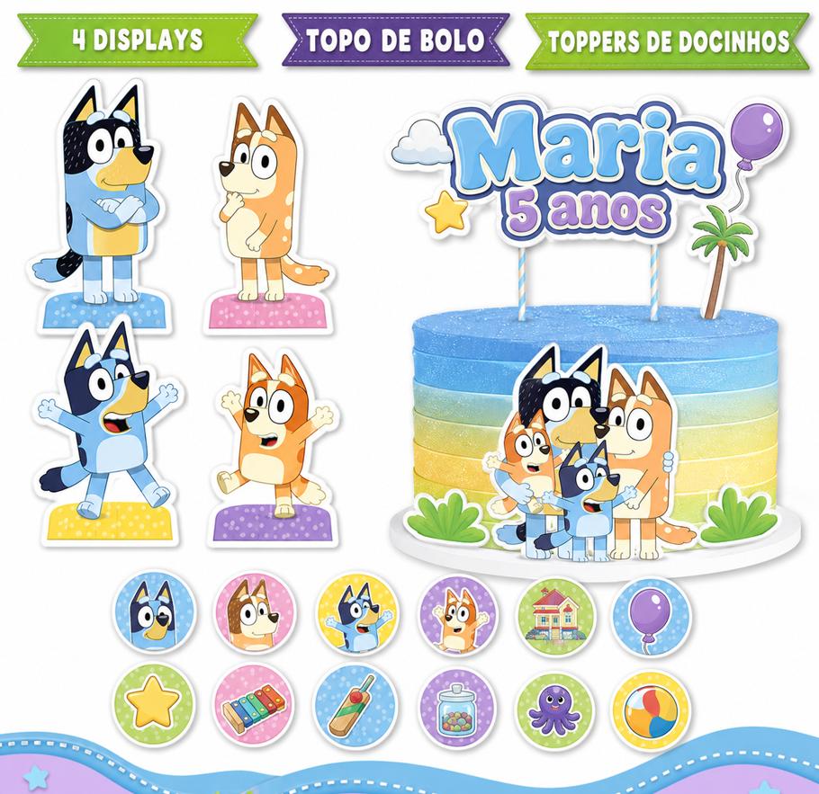 Só Um Bolinho mini BLUEY