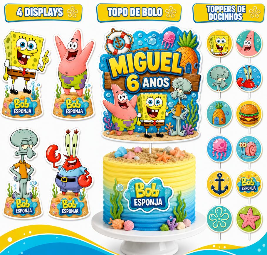Só Um Bolinho mini BOB SPONJA