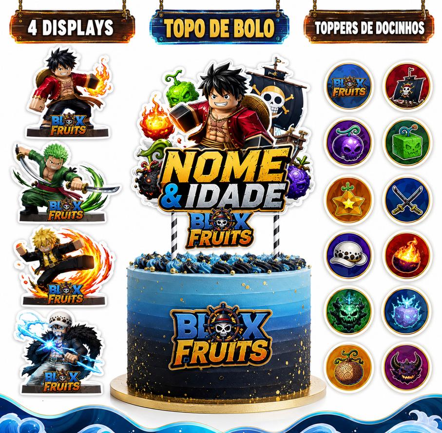 Só Um Bolinho mini BLOX FRUITS