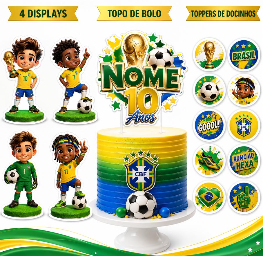 Só Um Bolinho mini COPA DO MUNDO
