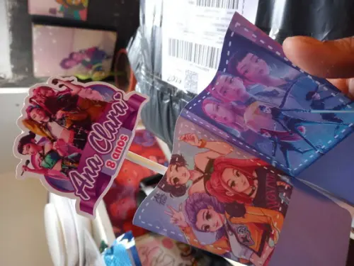 Centro de Mesa Guerreiras do K-pop