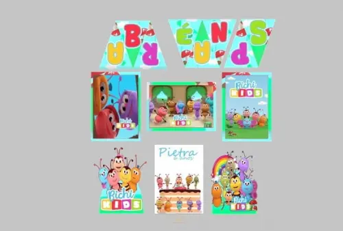 Kit Festa Só Um Bolinho Bichikids