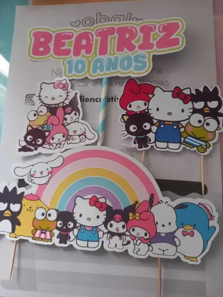 Kit Festa Só Um Bolinho Hello Kitty e Amigos