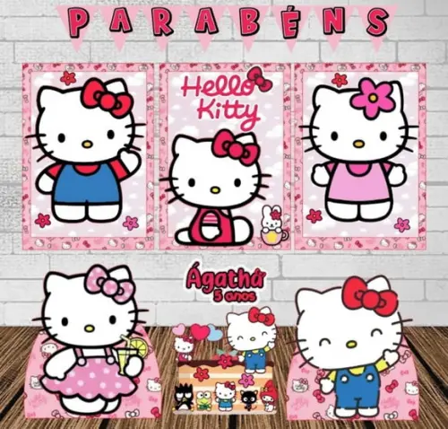 Kit Festa Só Um Bolinho Hello Kitty