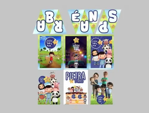 Kit Festa Só Um Bolinho Little Baby Bum