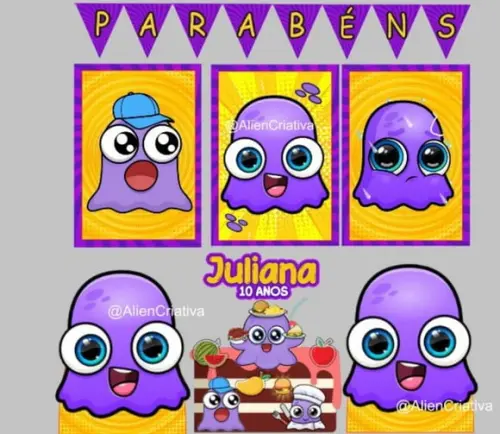 Kit Festa Só Um Bolinho Moy (jogo de Celular)
