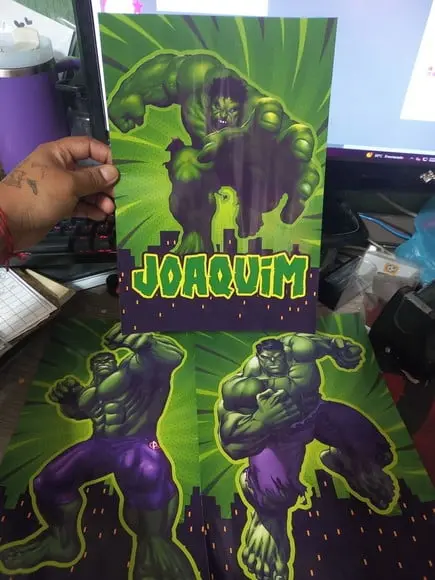 Kit Posteres Hulk