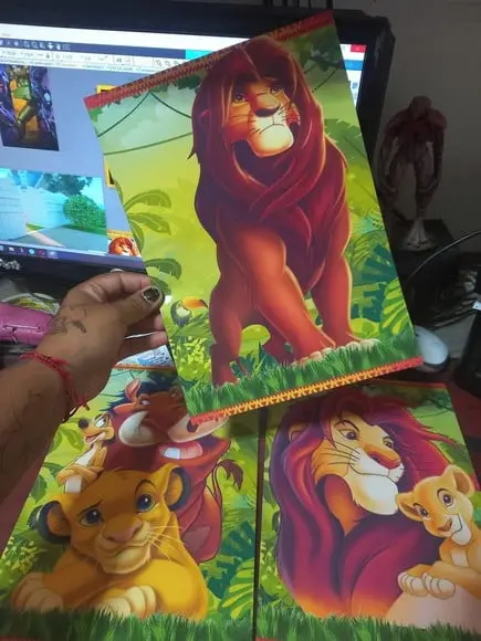 Kit Posteres Rei Leão