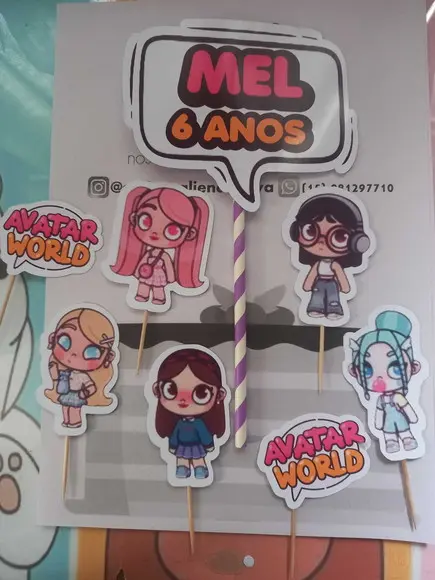 Kit Só Um Bolinho Avatar World