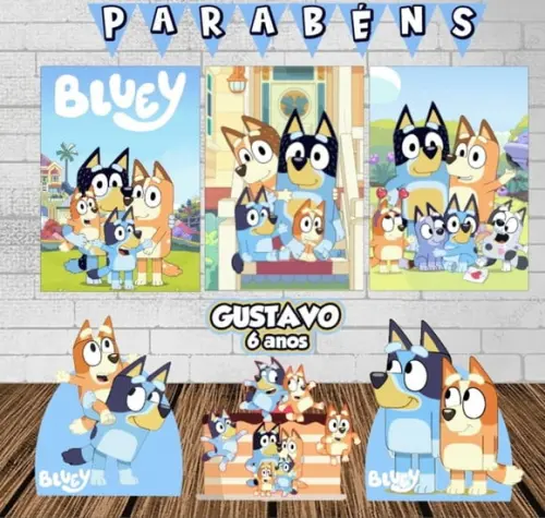 Kit Só Um Bolinho Bluey