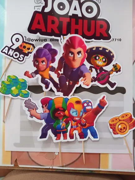 Kit Só Um Bolinho Brawl Star