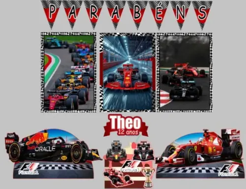 Kit Só Um Bolinho Fórmula 1 (f1)