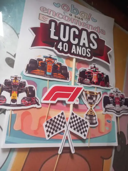 Kit Só Um Bolinho Fórmula 1 (f1)