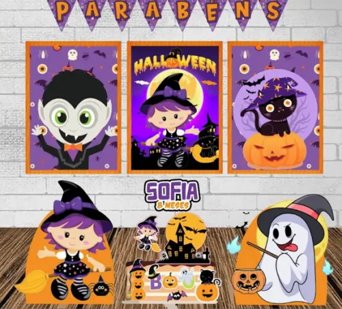 Kit Só Um Bolinho Halloween Cute