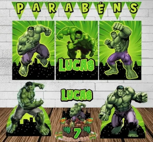 Kit Só Um Bolinho Hulk