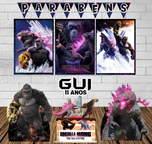 Kit Só Um Bolinho Kong Vs Kodzilla (novo Imperio