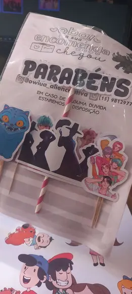 Kit Só Um Bolinho Saja Boys (guerreiras do K-pop)