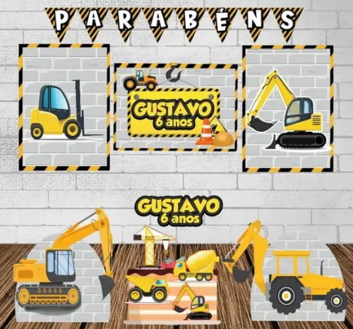 Kit Só Um Bolinho Trator
