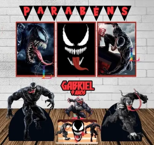 Kit Só Um Bolinho Venom
