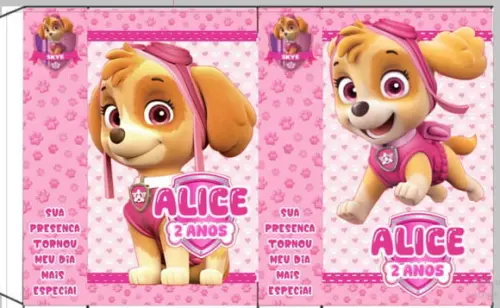 Sacolinha Skye (patrulha Canina)