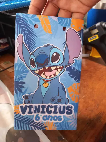 Sacolinha Stitch Menino