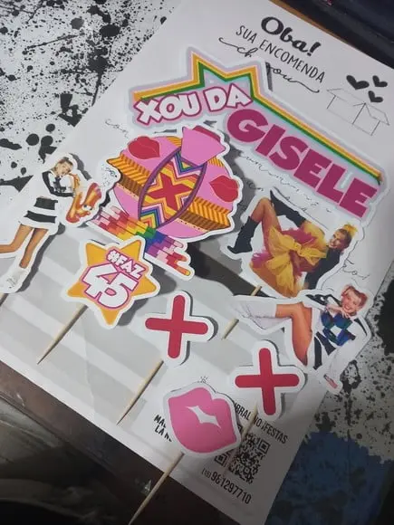 Topo de Bolo Xou da Xuxa