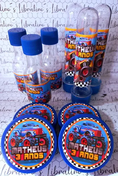 Kit Lembrancinhas Monster Truck (hotwheels)