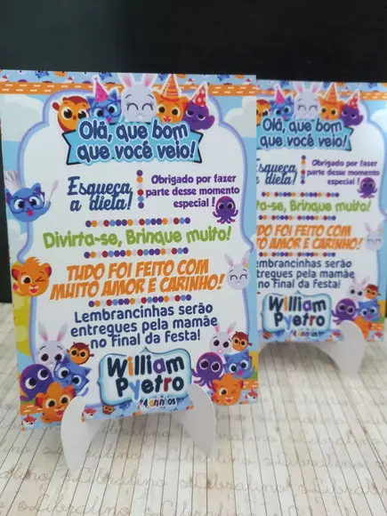 Centro de Mesa Recado Bolofofos