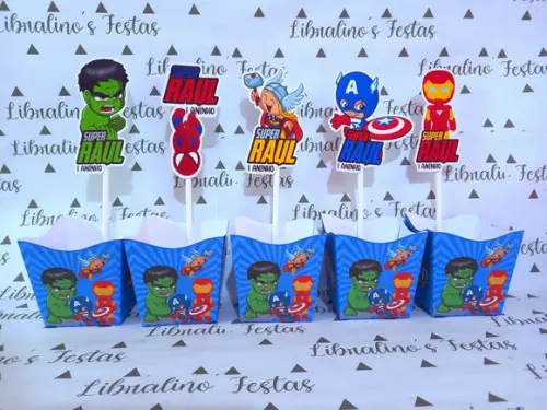 Centro de Mesa Vingadores Cut
