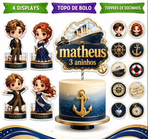 Só Um Bolinho mini TITANIC CUT
