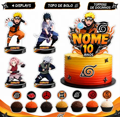 Só Um Bolinho mini NARUTO