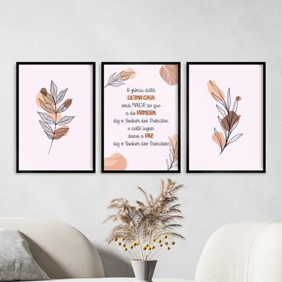 3 Quadros Digitais - a Glória Desta Última Casa - Folhas