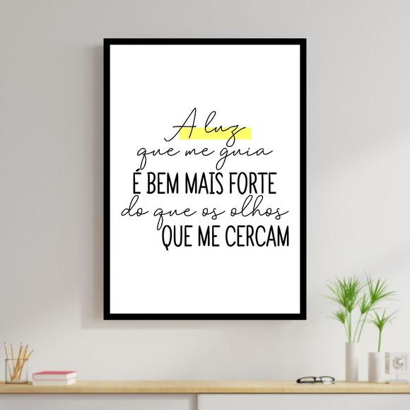 Arte Digital Quadro - A luz que me guia