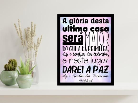 Arte Digital Quadro - A Glória da segunda casa