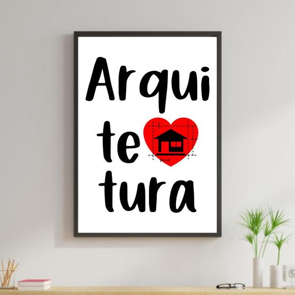 Arte Digital Quadro - Arquitetura