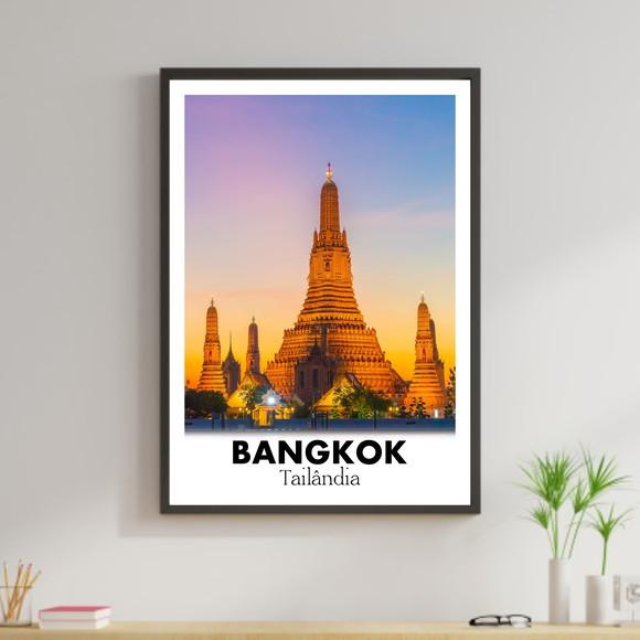 Arte Digital Quadro - Bangkok