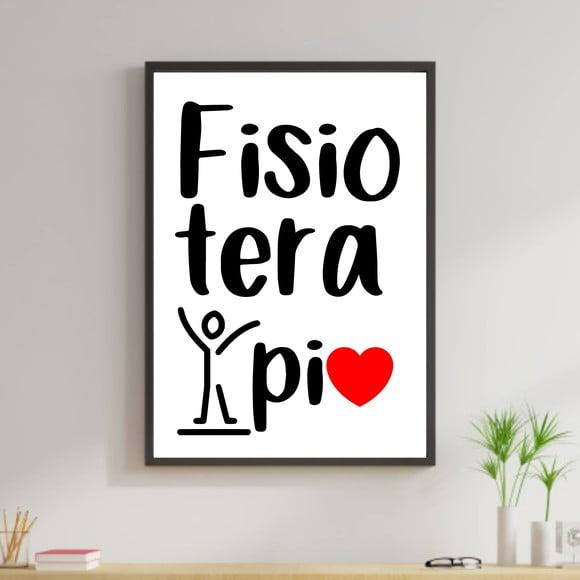 Arte Digital Quadro - Fisioterapia