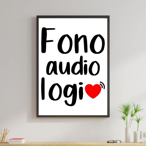 Arte Digital Quadro - Fonoaudiologia