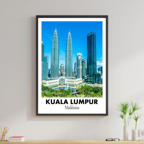 Arte Digital Quadro - Kuala Lumpur
