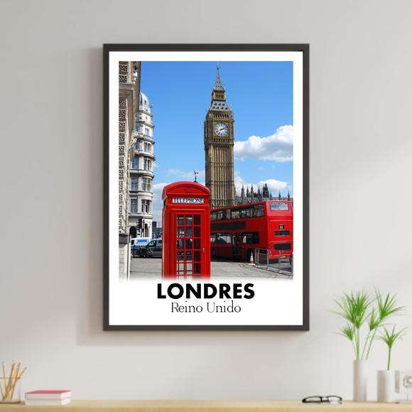 Arte Digital Quadro - Londres