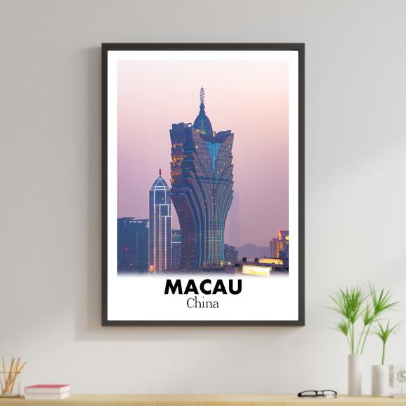 Arte Digital Quadro - Macau