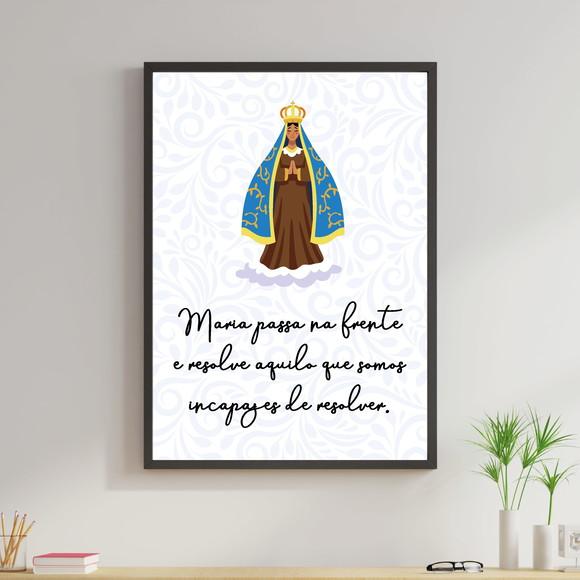 Arte Digital Quadro - Maria passa na frente e resolve