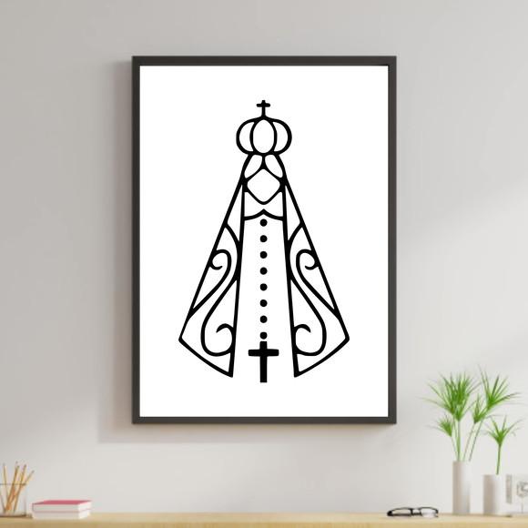 Arte Digital Quadro - Nossa Senhora