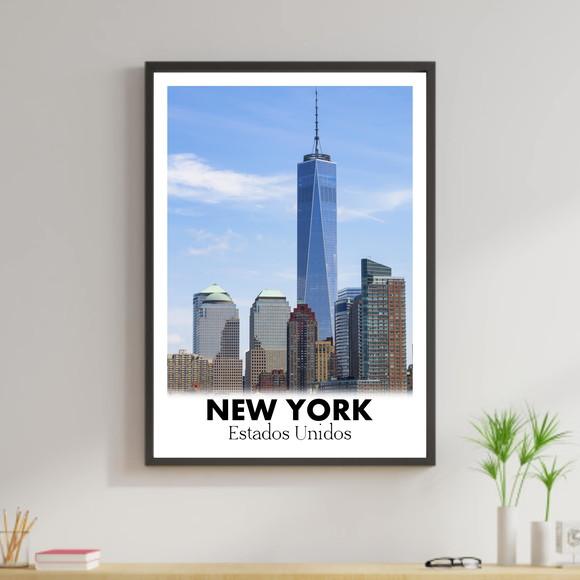 Arte Digital Quadro - New York
