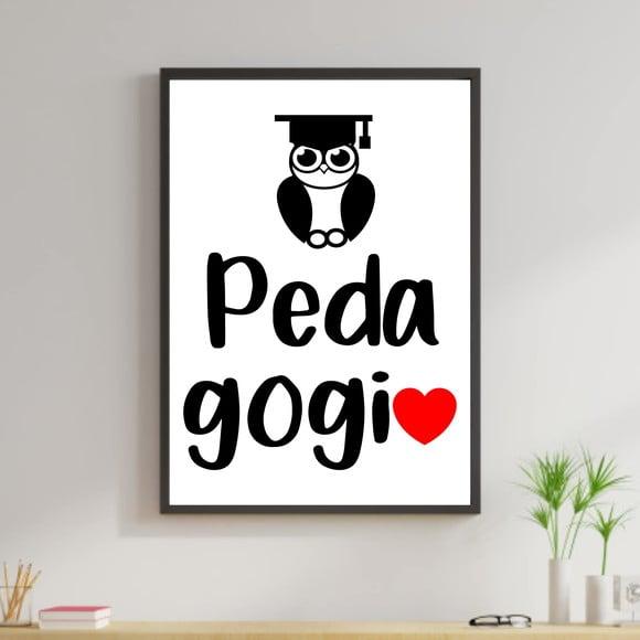 Arte Digital Quadro - Pedagogia