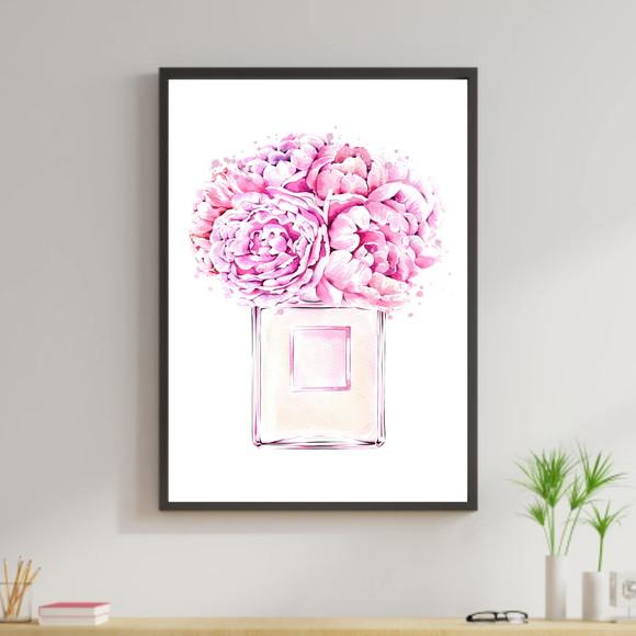 Arte Digital Quadro - Perfume Flores